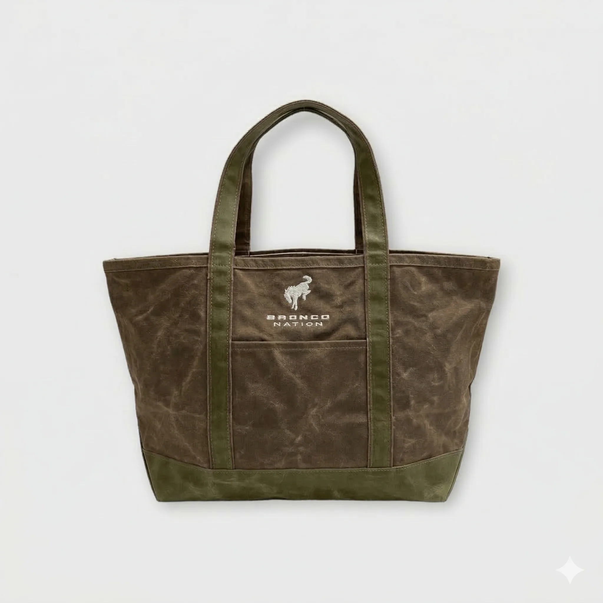 Bronco Nation - Waxed Tote Bag - Image 8