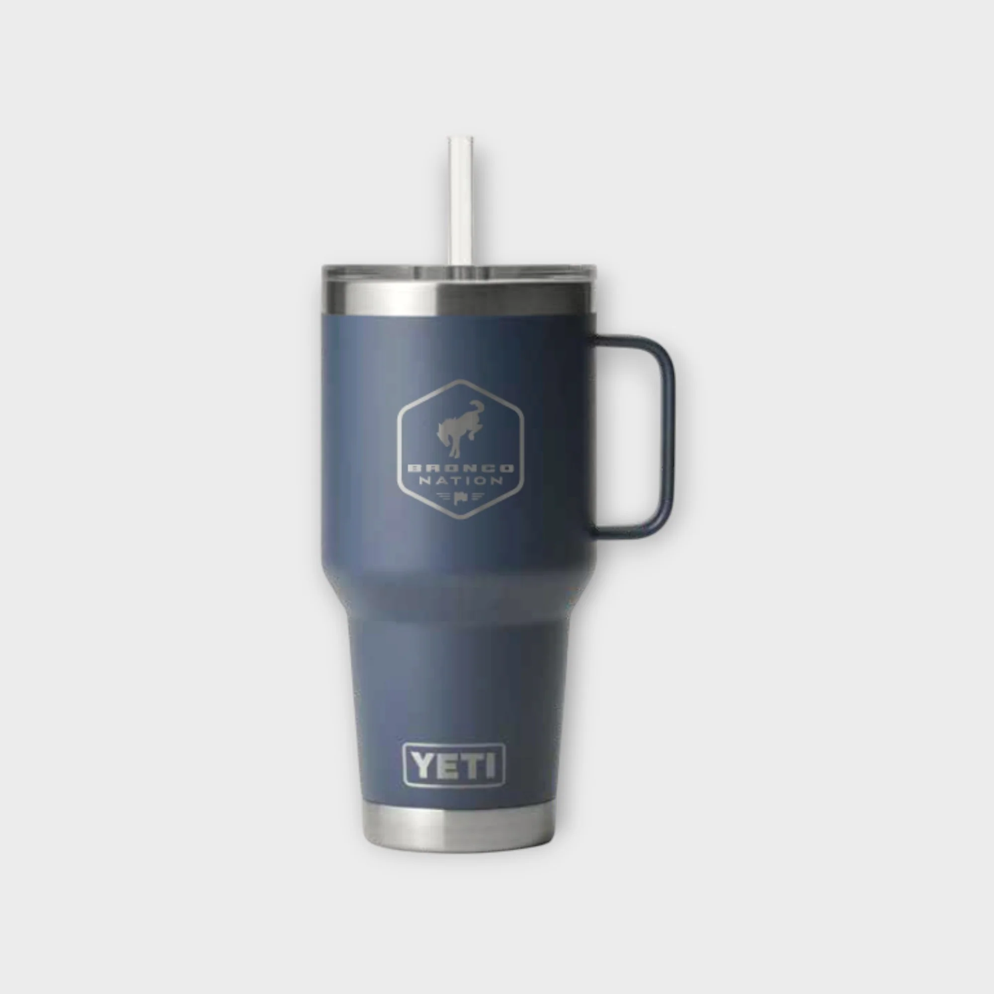 Bronco Nation - YETI 35oz Rambler w/ Straw - Image 3