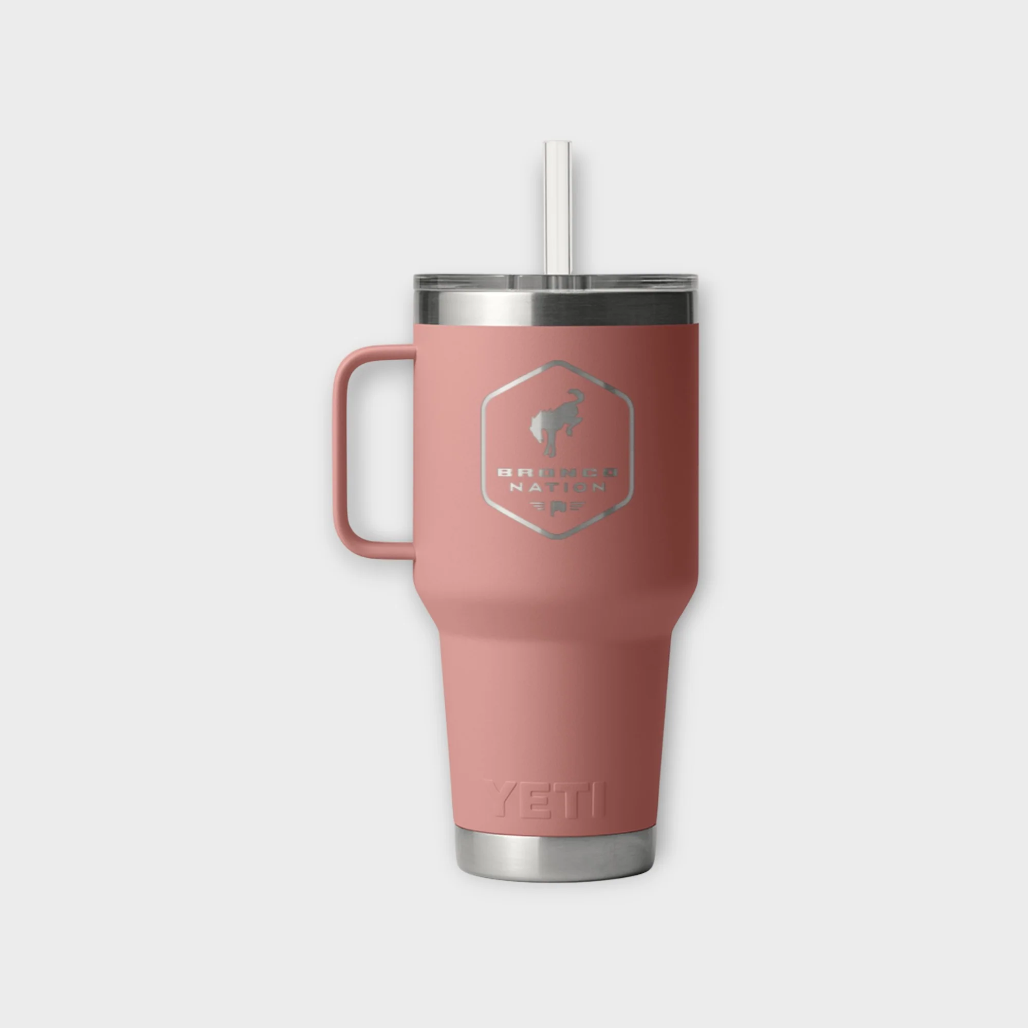 Bronco Nation - YETI 35oz Rambler w/ Straw - Image 4