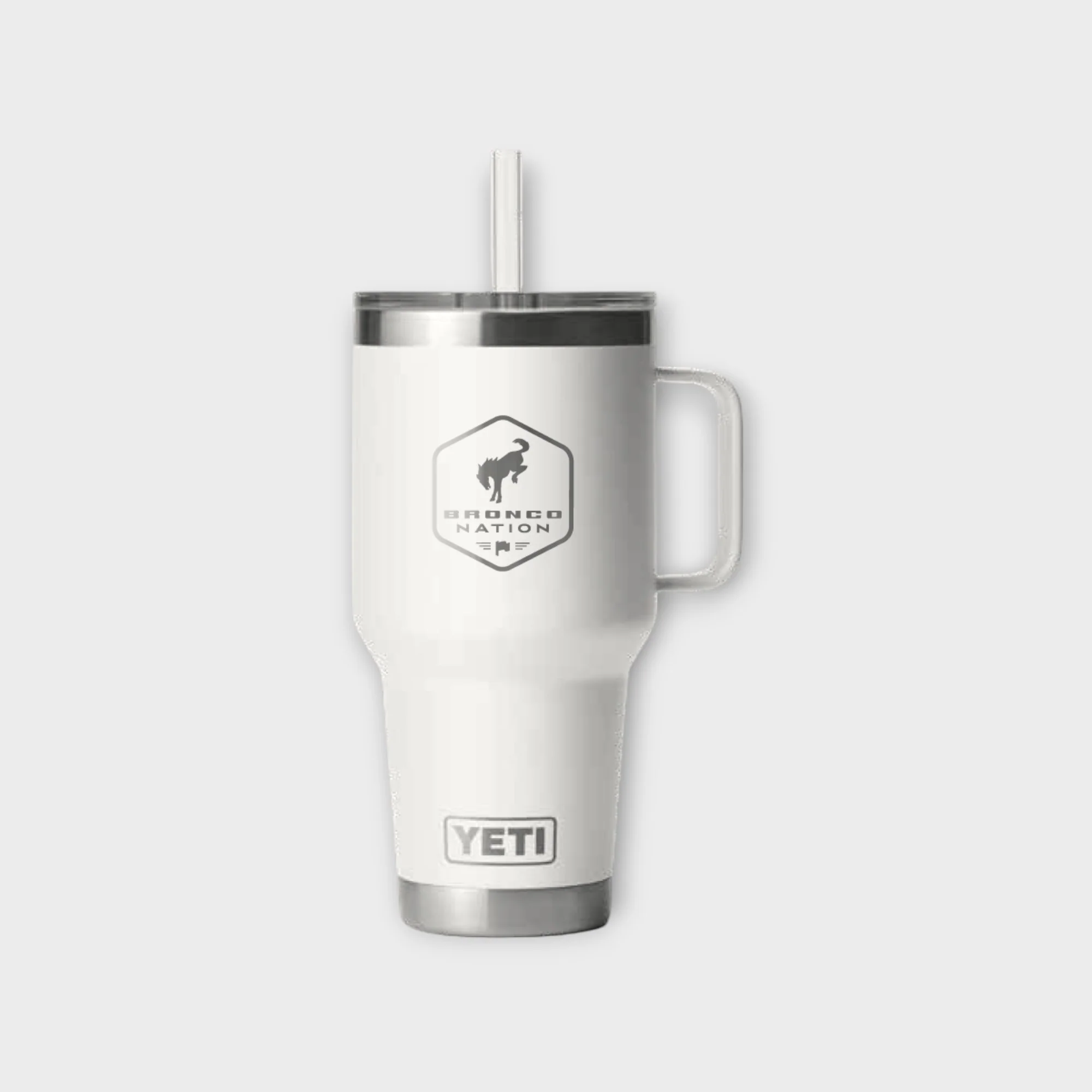 Bronco Nation - YETI 35oz Rambler w/ Straw - Image 5